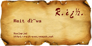 Reit Éva névjegykártya